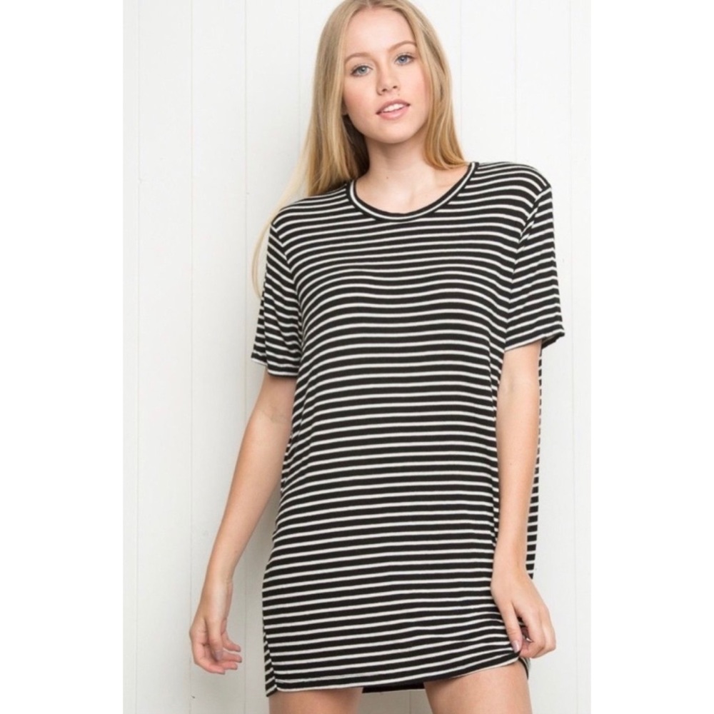Brandy Melville striped t-shirt dress